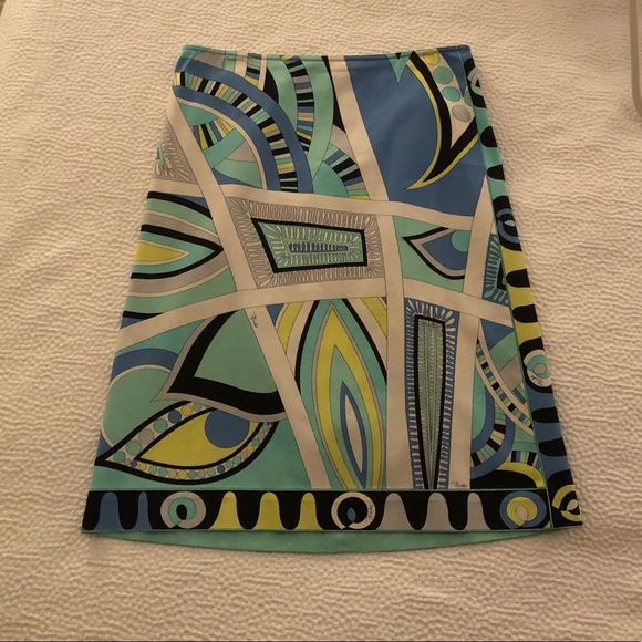 Emilio Pucci Patterned Skirt